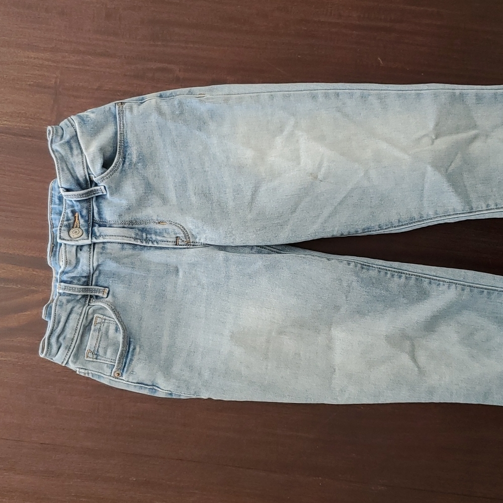 Light wash skinny jeggings